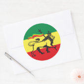 Lion of Judah - Rastafara - Jah Rastafari Sticker (Enveloppe)