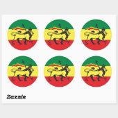 Lion of Judah - Rastafara - Jah Rastafari Sticker (Feuille)