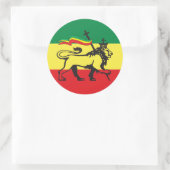Lion of Judah - Rastafara - Jah Rastafari Sticker (Sac)