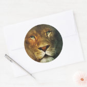Lion of Judah - Rastafara - Jah Rastafari Sticker (Enveloppe)