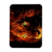 Lion of Judah - Rastafara - Reggae Rasta Magnet (Vertical)