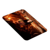 Lion of Judah - Rastafara - Reggae Rasta Magnet (Côté Droit)