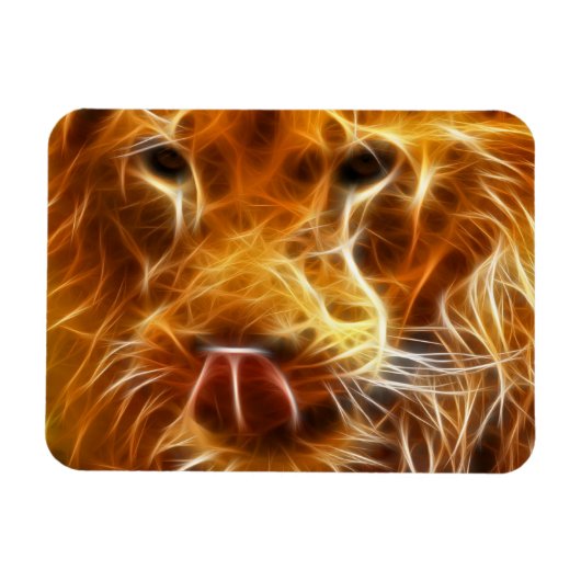 Lion of Judah - Rastafara - Reggae Rasta Magnet (Horizontal)