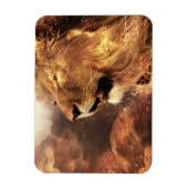 Lion of Judah - Rastafara - Reggae Rasta Magnet (Vertical)