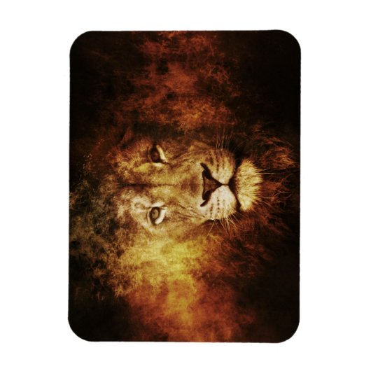 Lion of Judah - Rastafara - Reggae Rasta Magnet Magneet (Verticaal)