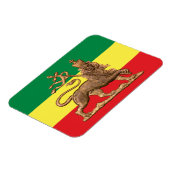 Lion of Judah - Rastafara - Reggae Rasta Magnet Magneet (Linkerzijde)