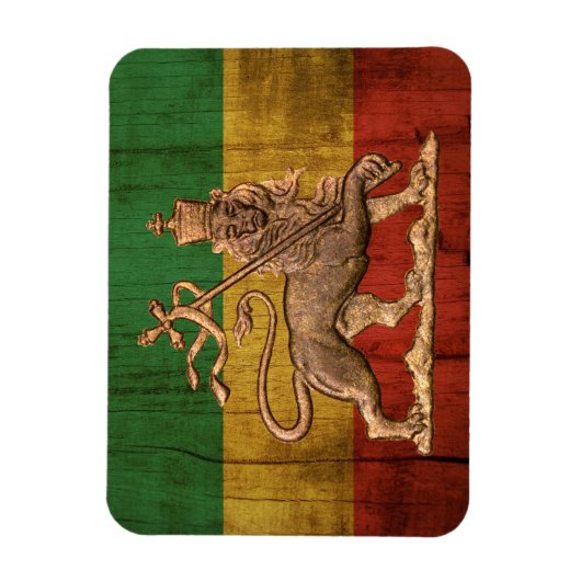 Lion of Judah - Rastafara - Reggae Rasta Magnet Magneet (Verticaal)