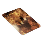 Lion of Judah - Rastafara - Reggae Rasta Magnet Magneet (Rechterzijde)