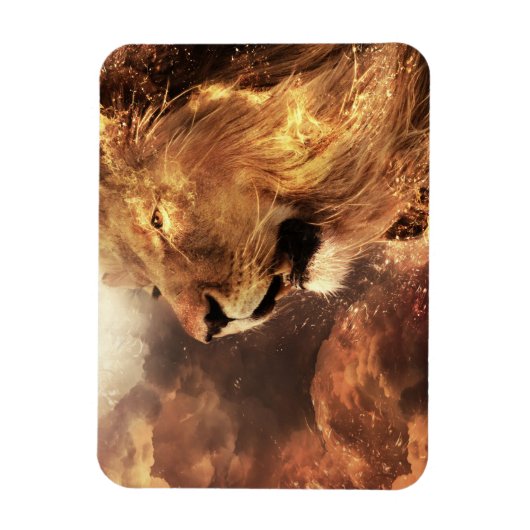 Lion of Judah - Rastafara - Reggae Rasta Magnet Magneet (Verticaal)