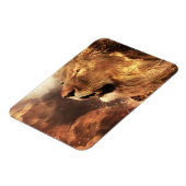 Lion of Judah - Rastafara - Reggae Rasta Magnet Magneet (Linkerzijde)