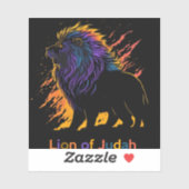 Lion of Judah Sticker (Vel)