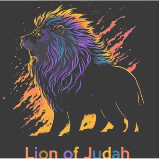 Lion of Judah Sticker (Voorkant)