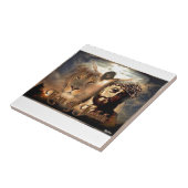 Lion of Judah Tegeltje (Zijkant)