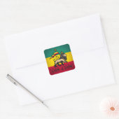 Lion of Zion - Haile Selassie - Rastafari Sticker (Enveloppe)