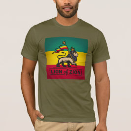 Lion of Zion - Jah Army - Haile Selassie - Shirt
