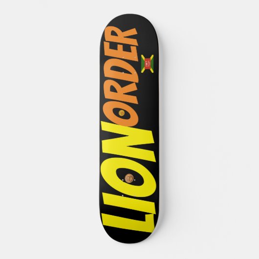 LION ORDER Skateboard (Voorkant)