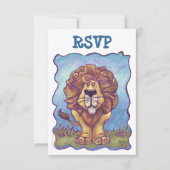 Lion Party Centre de coordination des cartes RSVP (Devant)