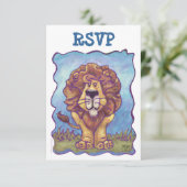 Lion Party Centre de coordination des cartes RSVP (Debout devant)
