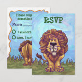 Lion Party Centre RSVP (Devant / Derrière)