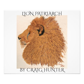LION PATRIARCH FOTO AFDRUK