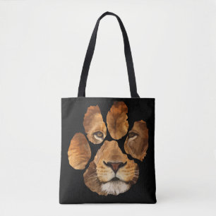 Lion Paw Print Animal Draagtas
