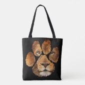 Lion Paw Print Animal Draagtas (Achterkant)