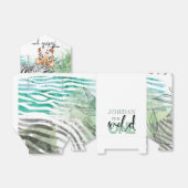 Lion Personalized Wild First Birthday Favor Box Bedankdoosjes (Uitgevouwen)