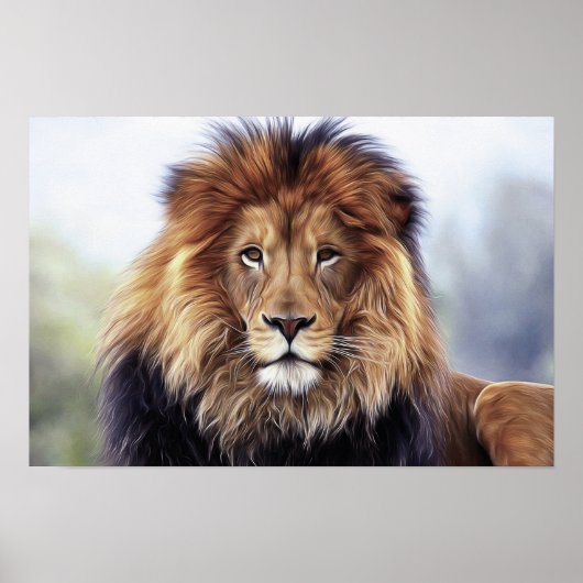 LION PHOTOGRAPHIE POSTER (Devant)