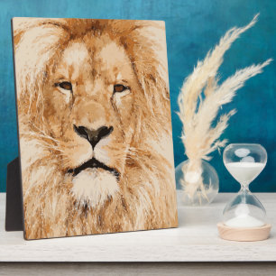 LION PORTRAIT FOTOPLAAT