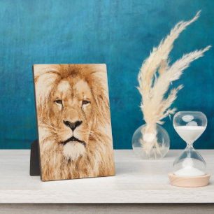 LION PORTRAIT FOTOPLAAT