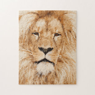 LION PORTRAIT LEGPUZZEL
