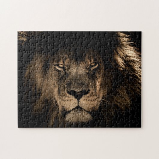 Lion Portrait Legpuzzel (Horizontaal)