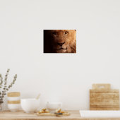 Lion Portrait Poster (Keuken)