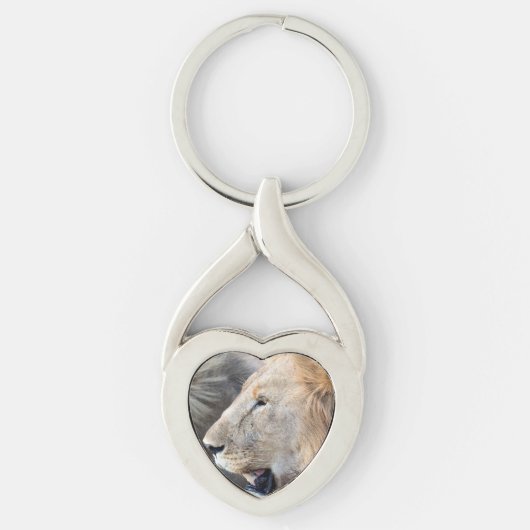 Lion Portrait Sleutelhanger (Voorkant)