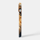 Lion portret iPhone 15 hoesje (Linkerkant)