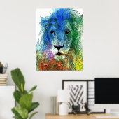 Lion Poster (Thuiskantoor)