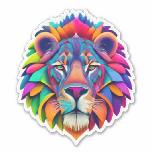 Lion Pride Pack Stickers voor alle leeftijden (Voorkant)