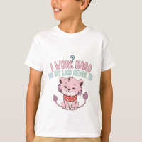 Lion Puff en colère - Joli T-Shirt Lion en caricat