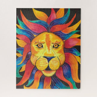 Lion Puzzle Legpuzzel
