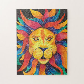 Lion Puzzle Legpuzzel