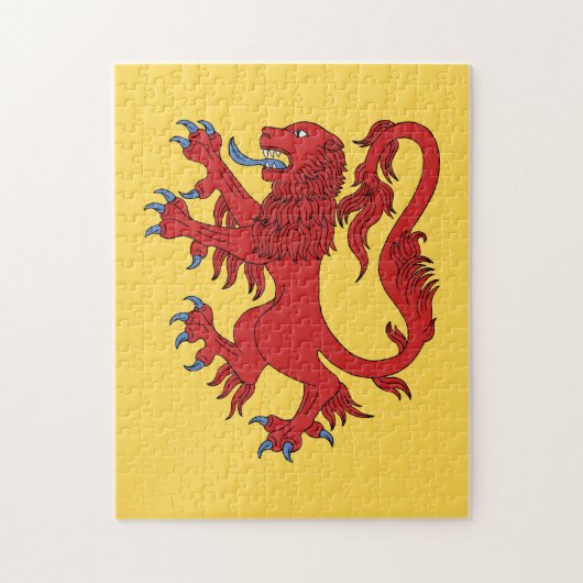 Lion Rampant Gules Legpuzzel (Verticaal)