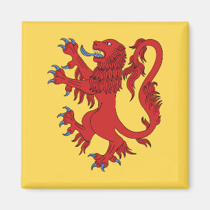 Lion Rampant Gules Magneet