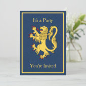 Lion Rampant Kaart (Staand voorkant)