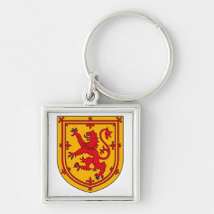 Lion Rampant op Gold Sleutelhanger