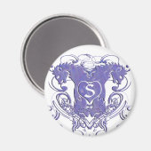 Lion Rampant Renaissance Wedding Magneet (Voorkant / Achterkant)