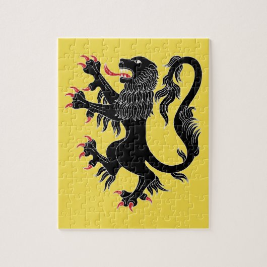 Lion Rampant Sable Legpuzzel (Verticaal)