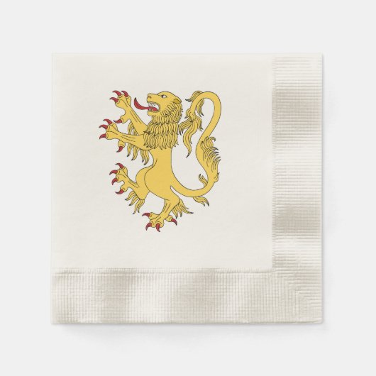 Lion Rampant Servet (Voorkant)