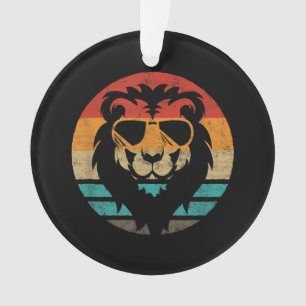 Lion Retro Style Ornament