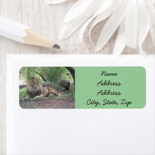 Lion Return Address Labels (Insitu)