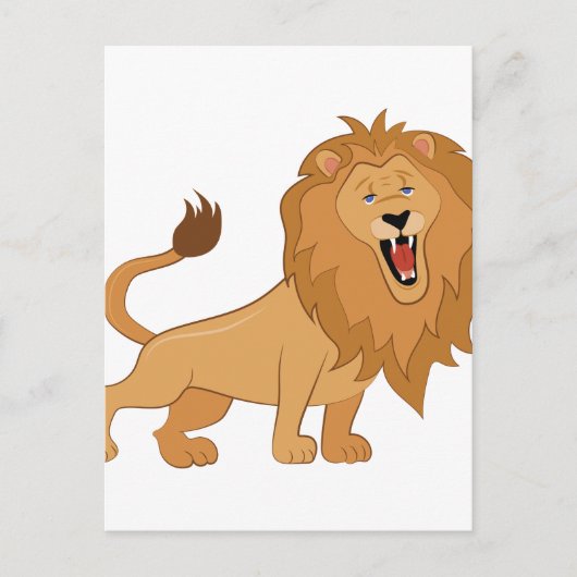 Lion Roar Briefkaart (Voorkant)